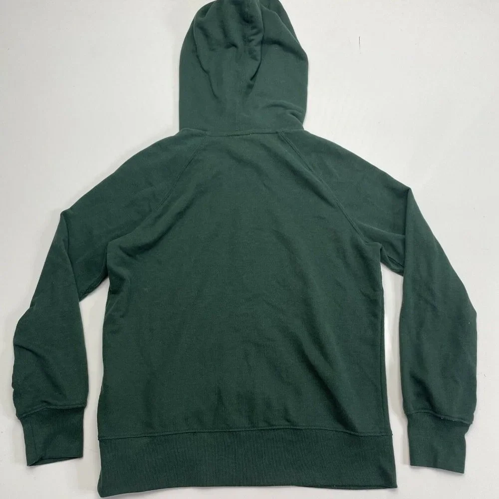 LEVI'S Burndlen Pullover Hoodie Sweatshirt Womens Size XS Dark Green Free Ship - Picture 5 of 6